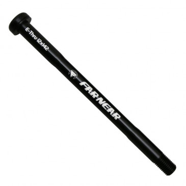 AXE TRAVERSANT / BLOCAGE ROUE ARRIERE SWITCH FILETAGE m12x1.5mm 12X142 NOIR (168mm HORS BUTEE DONT FILETAGE 17mm) 8013271238104