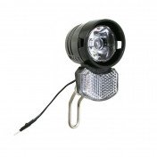 HEAD LIGHT ON DYNAMO - ON FORK- AXA ECOLINE LED 15LUX BLACK 3700948124673