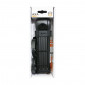 ANTITHEFT FOR BICYCLE - FOLDING LOCK AXA FOLD 100 KNIFE TYPE L0.90M BLACK-WITH BRACKET (LINKS Ø 7mm)- Security level 9/15