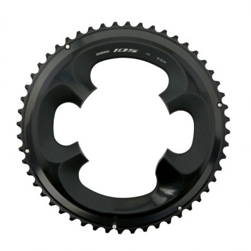 PLATEAU ROUTE 4BRA D.110 POUR SHIMANO 105 R7000 ORIGINE 52DTS EXTERIEUR 11V. NOIR 4550170468040