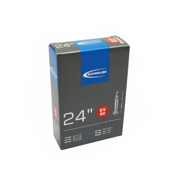 INNER TUBE FOR BICYCLE 24 x 0.90 SCHWALBE PRESTA VALVE (SV9C) 4026495451123