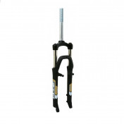 FOURCHE VTT 26 " ZOOM FORGO 565 ALU RESSORT REGLABLE NOIR MAT DEB. 80mm PIVOT FILETE 1"-22.2 INTERIEUR 3700948149133
