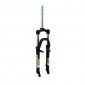 FORK- FOR MTB 26 " ZOOM FORGO 565 ALUMINIUM- COIL/ELASTOMER - MATT BLACK- TRAVEL:80mm. THREADED STEERER Ø 1"-22.2 INNER 3700948149133
