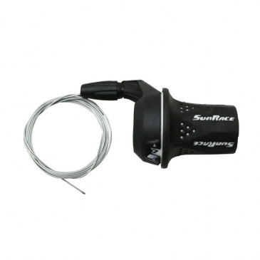 MANETTE VTT SUNRACE DROITE TWIST GRIPSHIFT M21 7V. - POIGNEE TOURNANTE 4710944247152