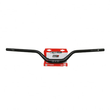 HANDLEBAR- FOR MTB ERGOTEC- SEMI RISER BAR ALUMINIUM BLACK Ø 31.8mm W780mm RISER H. 7cm (APPROVED LEVEL 6) 4016538101191