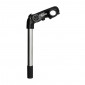 QUILL STEM FOR URBAN BIKE- ERGOTEC KOBRA VARIO ADJUSTABLE Ø 22.2mm -FOR HANDLEBAR Ø 25.4mm L 90mm BLACK (QUILL L. 230mm)