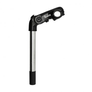 POTENCE CITY A PLONGEUR ERGOTEC KOBRA VARIO REGLABLE 22.2mm POUR CINTRE 25.4mm L 90mm NOIR (plongeur 230mm) 4016538093588