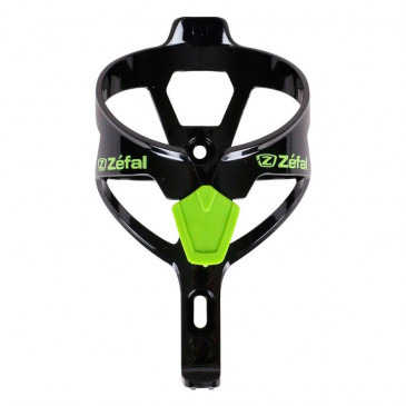 BOTTLE CAGE - ZEFAL PULSE A2 BLACK/GREEN 24g