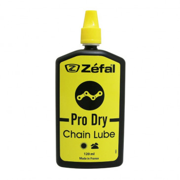 LUBRIFIANT VELO CHAINE ZEFAL SECHE PRO LUBE CONDITION SECHE OU POUSSIEREUSE (BURETTE 125ml) 3420589610013