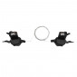 GEAR SHIFTERS SET- FOR ROAD BIKE P2R FOR FLAT BAR 8Speed PUSH-PULL COMPATIBLE SHIMANO TRIPLE (PAIR)