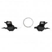 GEAR SHIFTERS SET- FOR ROAD BIKE P2R FOR FLAT BAR 8Speed PUSH-PULL COMPATIBLE SHIMANO TRIPLE (PAIR) 3700948105559