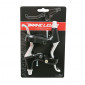 LEVIER DE FREIN VTT/VTC V-BRAKE 3 DOIGTS NEWTON ALU ARGENT/NOIR (PAIRE SUR CARTE) 3700948105726