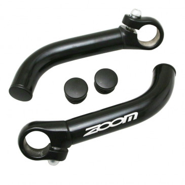 EMBOUT DE CINTRE ZOOM NOIR ALU L 87mm (PAIRE) 3700948106310