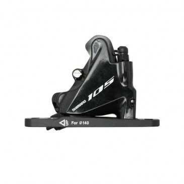 BRAKE CALIPER - FOR ROAD BIKE- SHIMANO DISC FRONT 105 R7070 BLACK (SOLD PER UNIT) 4524667636205