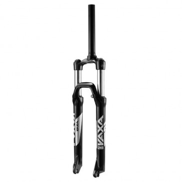 FORK- FOR MTB 26 " ZOOM VAXA BLACK FOR DISC BRAKE- ADJUSTABLE/LOCKOUT-TRAVEL: 100MM - THREADLESS STEERER L 295mm Ø1''1/8-28,6 OUTER