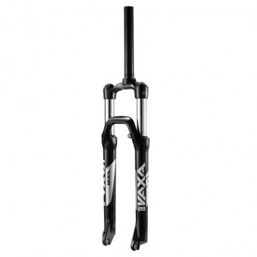 FORK- FOR MTB 27.5 " ZOOM VAXA BLACK- ADJUSTABLE/LOCKOUT-TRAVEL: 100MM - THREADLESS STEERER L 295mm Ø1''1/8-28,6 OUTER COMPATIBLE DISC BRAKE