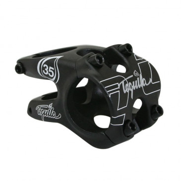 STEM FOR MTB -TEQUILA ALUMINIUM MATT BLACK -12° Ø31,8 L 40mm - On card.