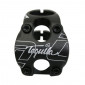 STEM FOR MTB -TEQUILA ALUMINIUM MATT BLACK -12° Ø31,8 L 40mm - On card.