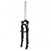 FOURCHE VTC 28 " 700X35 ZOOM 730 ALU RESSORT NOIR DEB. 50mm PIVOT LISSE 1"1/8-28,6 EXTERIEUR COMPATIBLE V-BRAKE/DISQUE 3700948106389