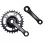 CHAINSET FOR URBAN BIKE- P2R STEEL- 89mm WITH 28T.CHAINRING (BOTTOM BRACKET 127MM) 3700948147894