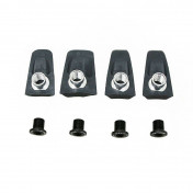CHAINRING BOLT SET- TA COMPATIBLE ULTEGRA 6800 BLACK FOR CHAINRING X110 (SET OF 4) 3662458006545