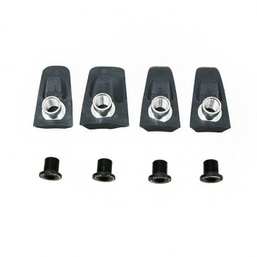 INTRAVIS PEDALIER TA COMPATIBLE ULTEGRA 6800 NOIR POUR PLATEAU X110 (JEU DE 4) - VIS ET CHEMINEE 3662458006545