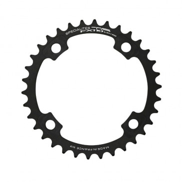 CHAINRING FOR ROAD BIKE- 4 Arms- 34T. -INNER-FSA FX110 GOSSAMER/SLK LIGHT/K-FORCE LIGHT 2016 - BLACK- TA 11 SPEED-.