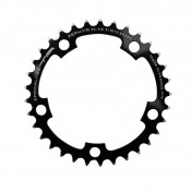 CHAINRING FOR ROAD BIKE- 5 Arms- 33T.Ø 110 -INNER- ALUMINIUM BLACK- 7075 TA ZEPHYR TYPE SHIMANO 9/10Speed. 3662458001632