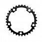 CHAINRING FOR ROAD BIKE- 5 Arms- 33T.Ø 110 -INNER- ALUMINIUM BLACK- 7075 TA ZEPHYR TYPE SHIMANO 9/10Speed. 3662458001632
