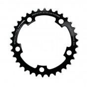 CHAINRING FOR ROAD BIKE- 5 Arms- 34T.Ø 110 -INNER- ALUMINIUM BLACK- 7075 TA ZEPHYR (SHIMANO TYPE) 9/10Speed. 3662458001649