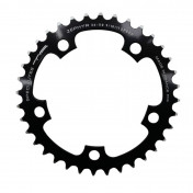 CHAINRING FOR ROAD BIKE- 5 Arms- 36T.Ø 110 -INNER- ALUMINIUM BLACK- 7075 TA ZEPHYR (SHIMANO TYPE) 9/10Speed. 3662458001656
