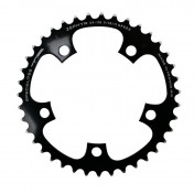 CHAINRING FOR ROAD BIKE-5 arms- 38T.Ø 110 -INNER- ALUMINIUM BLACK- 7075 TA ZEPHYR (SHIMANO TYPE) 9/10Speed. 3662458001663