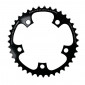CHAINRING FOR ROAD BIKE-5 arms- 38T.Ø 110 -INNER- ALUMINIUM BLACK- 7075 TA ZEPHYR (SHIMANO TYPE) 9/10Speed. 3662458001663