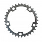 CHAINRING FOR ROAD BIKE- 5 Arms- 33T.Ø 110 -INNER- ALUMINIUM SILVER- 7075 TA ZEPHYR TYPE SHIMANO 9/10Speed. 3662458001571
