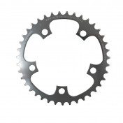 CHAINRING FOR ROAD BIKE- 5 Arms- 39T.Ø 110 -INNER- ALUMINIUM SILVER- 7075 TA ZEPHYR (SHIMANO TYPE) 9/10Speed. 3662458001618