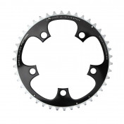 CHAINRING FOR ROAD BIKE- 5 Arms- 40T.Ø 110 -OUTER- ALUMINIUM BLACK- 7075 TA ZEPHYR (SHIMANO TYPE) 9/10Speed. 3662458002134