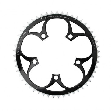PLATEAU ROUTE 5BRA D.110 TA ZEPHYR 51DTS EXTERIEUR NOIR ALU 7075 TYPE SHIMANO 9/10V. 3662458002240