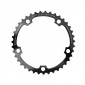 CHAINRING FOR ROAD BIKE- 5 Arms- 39T.Ø 130 -INNER- ALUMINIUM BLACK- 7075 TA ALIZE (SHIMANO TYPE) 8/9/10 Speed-.. 3662458002677