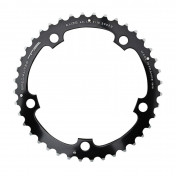 CHAINRING FOR ROAD BIKE- 5 Arms- 42T.Ø 130 MIDDLE- ALUMINIUM BLACK- 7075 TA ALIZE (SHIMANO TYPE)8/9/10 Speed 3662458002851