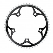 CHAINRING FOR ROAD BIKE- 5 Arms- 50T.Ø 130 -OUTER- ALUMINIUM BLACK- 7075 TA ALIZE (SHIMANO TYPE)8/9/10 Speed 3662458003087