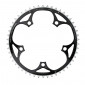 CHAINRING FOR ROAD BIKE- 5 Arms- 52T.Ø 130 -OUTER- ALUMINIUM BLACK- 7075 TA ALIZE 8/9/10 Speed (SHIMANO TYPE) 3662458003100