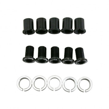 CHAINRING BOLT SET- TA COMPATIBLE LOOK ZED BLACK FOR CHAINRING ZENITH (SET OF 5)