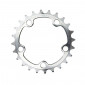 CHAINRING FOR ROAD BIKE- 5 Arms- 28T.Ø 74 TRIPLE -INNER- ALUMINIUM SILVER- 7075 TA ZELITO TYPE SHIMANO 9/10Speed. 3662458001052
