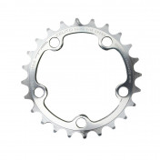 CHAINRING FOR ROAD BIKE- 5 Arms- 24T Ø 74 TRIPLE -INNER- ALUMINIUM SILVER- 7075 TA ZELITO TYPE SHIMANO 9/10Speed. 3662458001038