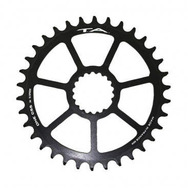 PLATEAU VTT DIRECT MOUNT POUR CANNONDALE Ai TA ONE C55 34DTS COMPATIBLE FSA TA 10/11/12V. NOIR (DEPORT 6mm) 3662458008808