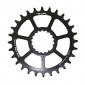 PLATEAU VTT DIRECT MOUNT POUR CANNONDALE Ai TA ONE C55 28DTS COMPATIBLE FSA TA 10/11/12V. NOIR (DEPORT 6mm) 3662458008778