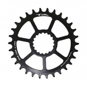 CHAINRING FOR MTB - SINGLE 30T. TA ONE C55 DIRECT MOUNT- ALUMINIUM MATT BLACK- FOR CANNONDALE Ai and FSA 10/11012Speed. (offset 6mm)) 3662458008785