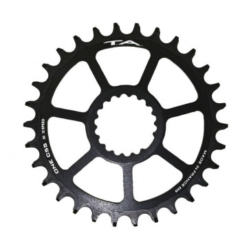 PLATEAU VTT DIRECT MOUNT POUR CANNONDALE Ai TA ONE C55 30DTS COMPATIBLE FSA TA 10/11/12V. NOIR (DEPORT 6mm) 3662458008785