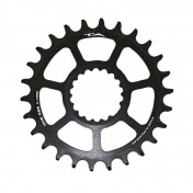 CHAINRING FOR MTB - SINGLE 26T. TA ONE C55 DIRECT MOUNT- ALUMINIUM MATT BLACK- FOR CANNONDALE Ai and FSA 10/11012Speed. (offset 6mm) 3662458008761