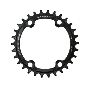PLATEAU VTT 4BRA D.64 TA CHINOOK 26DTS INTERIEUR DOUBLE NOIR ALU POUR SHIMANO / SRAM / RACE FACE / FSA 10/11V. 3662458000642